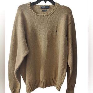 Polo by Ralph Lauren Tan Crewneck Sweater